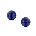 10MM Natural Gemstone Drop Ball Earrings Sterling Silver - Image 8