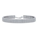 Bridal Necklace Fashion Crystal Choker for Weddings Parties