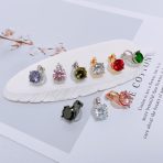 Traditional 2CT Round CZ Solitaire Clip-On Earrings - Gold Silver Non-Pierced 8MM - Image 74