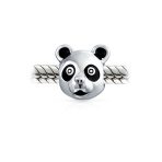 Two Tone Koala Panda Charm Bead for Tween Sterling Silver Fits European Bracelet - Image 2