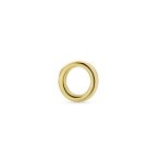ABC Tiny 14K Gold Alphabet B Letter Initial 1 Stud Earring Piercing Screw-Back - Image 42