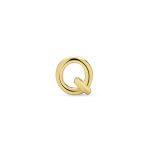 ABC Tiny 14K Gold Alphabet B Letter Initial 1 Stud Earring Piercing Screw-Back - Image 43