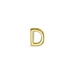 ABC Tiny 14K Gold Alphabet B Letter Initial 1 Stud Earring Piercing Screw-Back - Image 27
