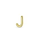 ABC Tiny 14K Gold Alphabet B Letter Initial 1 Stud Earring Piercing Screw-Back - Image 31