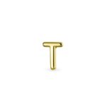 ABC Tiny 14K Gold Alphabet B Letter Initial 1 Stud Earring Piercing Screw-Back - Image 38