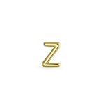 ABC Tiny 14K Gold Alphabet B Letter Initial 1 Stud Earring Piercing Screw-Back - Image 39