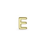 ABC Tiny 14K Gold Alphabet B Letter Initial 1 Stud Earring Piercing Screw-Back - Image 28