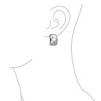 Simple Shrimp Style Half Hoop Clip On Earrings Non Pierced Silver Gold Plated - Image 7