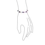 Natural Stone Multi Color Stackable Round 8MM Ball Beads Strand Stretch Bracelet - Image 32