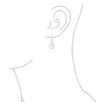 Best Friend Pet Lover Dangle Earrings Dog Paw Print Hooks - Image 3