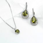 Classic 7CT Aqua Blue Cubic Zirconia CZ Large Teardrop Earrings Hinge Clip Closure - Image 50