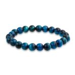 Natural Stone Multi Color Stackable Round 8MM Ball Beads Strand Stretch Bracelet - Image 27