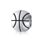 American Sports Basketball Charm Bead Sterling Silver