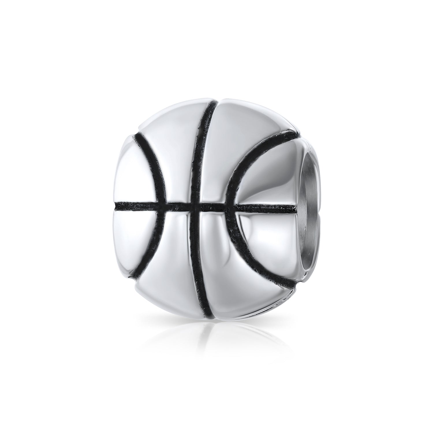 basketball-sports-athlete-coach-charm_pbx-hs-010darken_1 American Sports Basketball Charm Bead Sterling Silver - Image 1