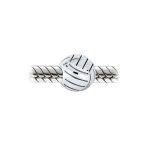 Volleyball Charm Bead Sterling Silver for European Bracelets - Image 2