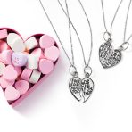 2 PCS BFF Split Heart Puzzle Pendant Necklace Silver - Image 7