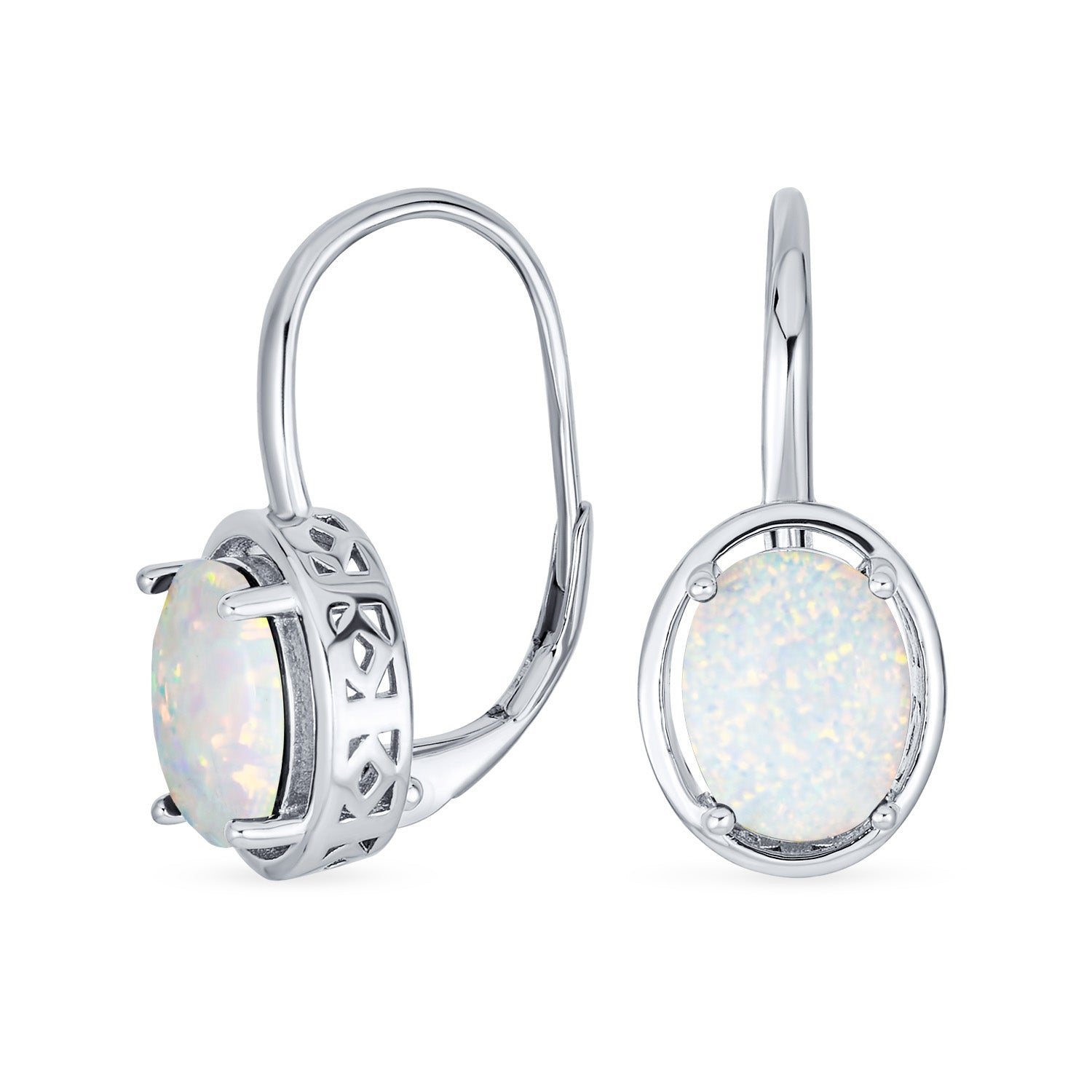 birthstone-opal-filigree-dangle-earrings_xny-es3939a1-w_1 White Blue Purple Opal Dangle Gemstone Earrings Sterling Silver Vintage Style - Image 1