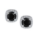 Traditional 2CT Round CZ Solitaire Halo Clip-On Earrings GoldSilver Non-Pierced - Image 5