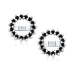 Removable CZ Cubic Zirconia Halo Earring Jackets for Studs .925 Sterling Silver - Image 9