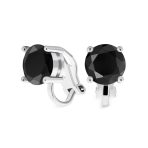 Traditional 2CT Round CZ Solitaire Clip-On Earrings - Gold Silver Non-Pierced 8MM - Image 14