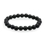 Natural Stone Multi Color Stackable Round 8MM Ball Beads Strand Stretch Bracelet - Image 3