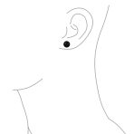 10MM Natural Gemstone Drop Ball Earrings Sterling Silver - Image 26