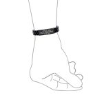 To My Son Inspirational ID Bracelet Stainless Steel Black Silicone Wristband - Image 3