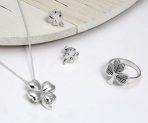 Luck of the Irish Shamrock Celtic Clover Stud Earrings .925 Sterling Silver - Image 10