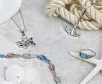 Octopus Pendant Necklace Nautical Sea Creature Squid Oxidized .925 Sterling Silver - Image 5