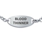 Miami Cuban Link Medical ID Bracelet Stainless 7.5 Inch - Image 3