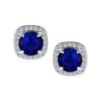 Traditional 2CT Round CZ Solitaire Halo Clip-On Earrings GoldSilver Non-Pierced - Image 6