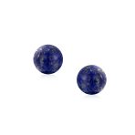 Classic 6MM Light Orange Coral Gemstone Drop Ball Earrings in Sterling Silver - Image 12