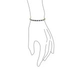 CZ Tennis Bracelet 12CT 4 Prong Gold Plated Brass 7.5 Inch - Image 8