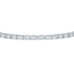 Traditional Blue Topaz Oval Stone Strand Tennis Bracelet .925 Sterling Silver-7.5 Inch - Image 7