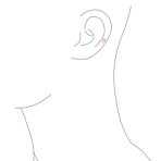 Set of 4 Boho Celtic Knot Triskele Ear Cuff Cartilage Earring Rose Gold Plated - Image 3