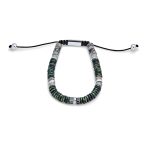 Boho Gemstone Strand Bracelet Turquoise TigerEye Jasper Jade - Image 4