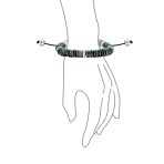 Boho Gemstone Strand Bracelet Turquoise TigerEye Jasper Jade - Image 7