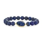 Stacking Stretch Bracelet Lapis Amethyst Turquoise Hearts