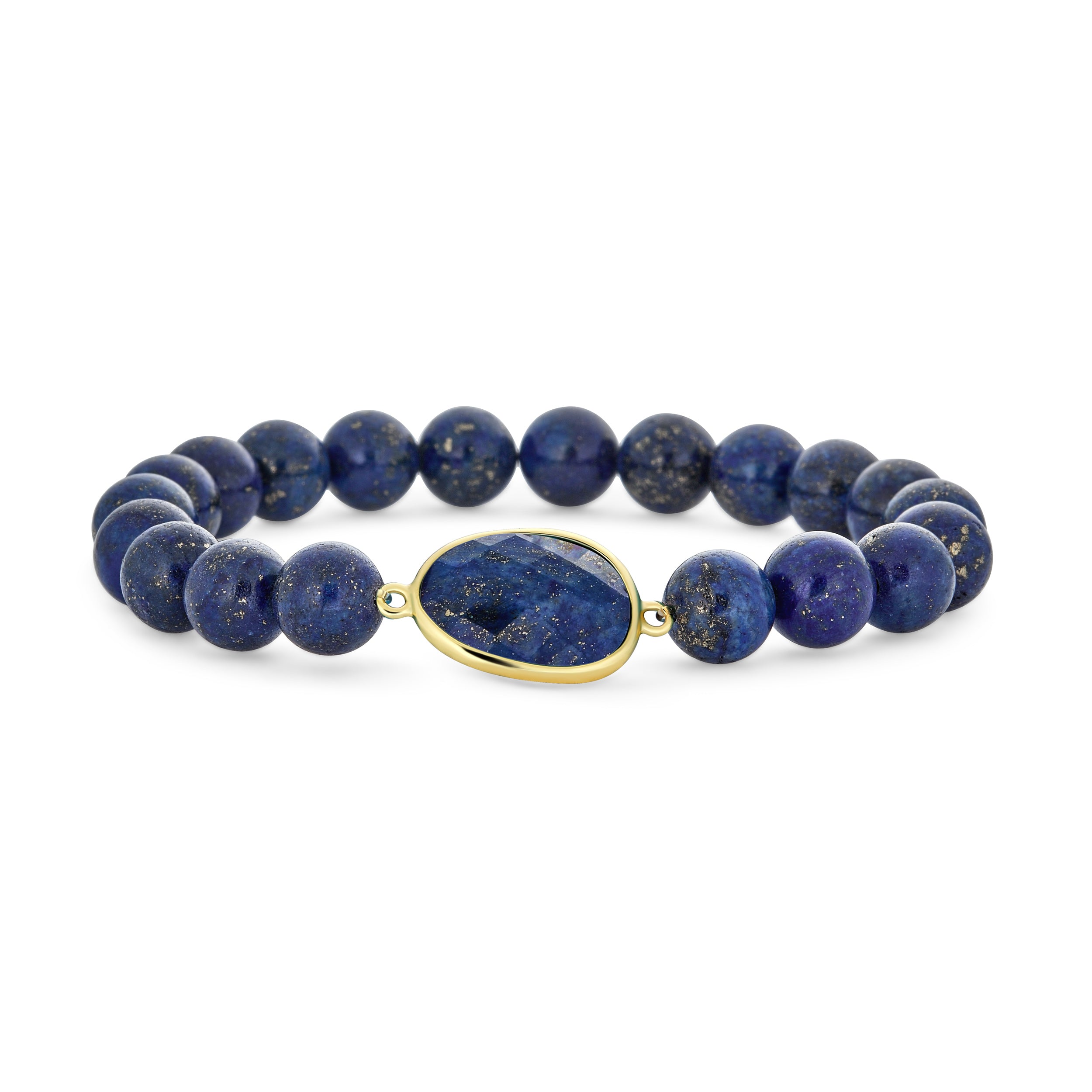 boho-handmade-faceted-gemstone-precious-ball-bead-cb-86544_11 Stacking Stretch Bracelet Lapis Amethyst Turquoise Hearts - Image 1