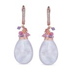 Boho Fashion Dangle Earrings Crystal Beads Gemstone Accents - Image 2