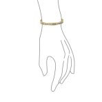 Channel Set White CZ Stackable Bangle Bracelet Gold Plated Stainless Steel - Image 5