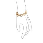 Chunky Chain Link Bracelet with Large Oval Links Toggle Clasp Matte SilverGold - Image 5