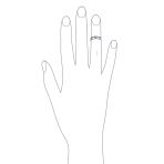 Mid Finger Braided Bali Midi Toe Ring or Pinky Ring Oxidized Silver Sterling - Image 3