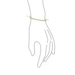 Dainty CZ Slide Bolo Style Tennis Bracelet Rhodium Plated Brass - Image 6