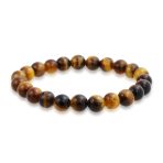 Natural Stone Multi Color Stackable Round 8MM Ball Beads Strand Stretch Bracelet - Image 17