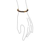 Natural Stone Multi Color Stackable Round 8MM Ball Beads Strand Stretch Bracelet - Image 45