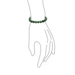 Set of 3 Natural Stone Bead Stretch Bracelets - Stackable - Image 18