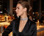 Classic Cocktail Sparkly Rhinestone Choker Statement Necklace Adjustable - Image 3