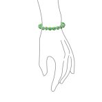 Colorful Turkish Glass Bead Evil Eye Stretch Bracelet with Crystal Spacers - Image 20