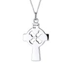 Vintage Viking Love Knot Celtic Cross Pendant Necklace Sterling Silver Teens - Image 2